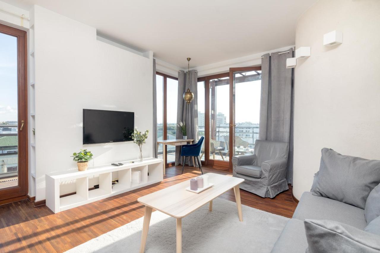 Mokotow Premium Apartment With Terrace Warsaw Luaran gambar