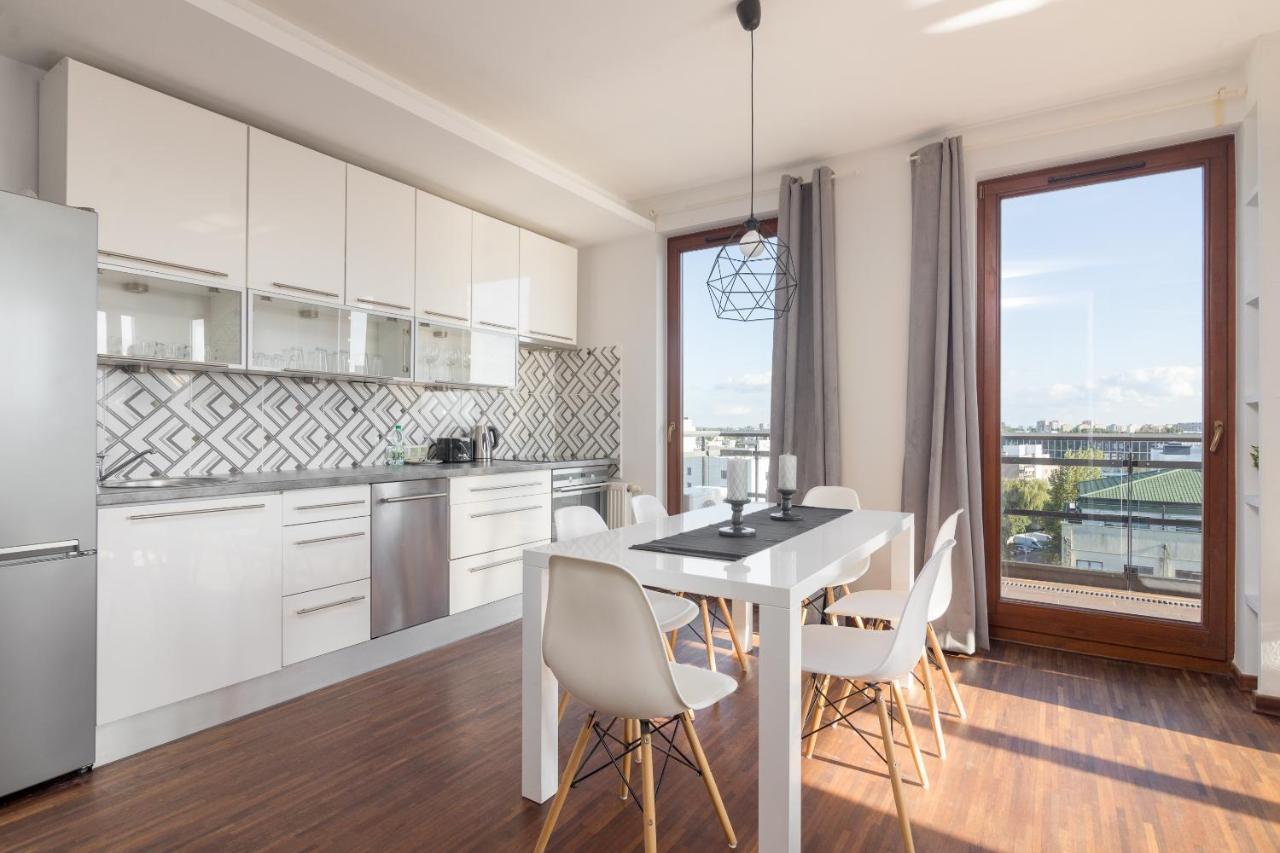 Mokotow Premium Apartment With Terrace Warsaw Luaran gambar